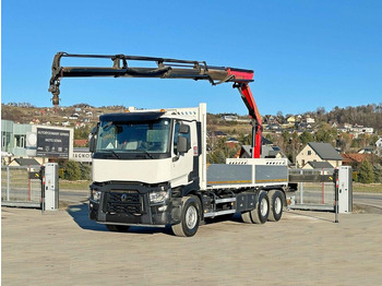 Camión grúa, Camión caja abierta Renault C 380 *PRITSCHE 6,80m * PK 18002-EH C + FUNK*6x4: foto 2