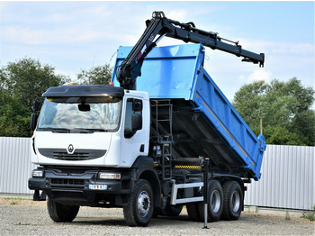 Camión grúa, Camión volquete Renault KERAX 370 DXI* HIAB 122B-3 HIDUO/FUNK * 6x4: foto 2