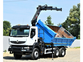 Camión grúa, Camión volquete Renault KERAX 370 DXI* HIAB 122B-3 HIDUO/FUNK * 6x4: foto 3