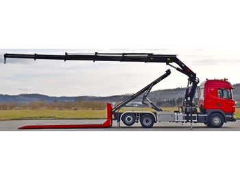 Camión multibasculante, Camión grúa Scania G 400 * Abschleppwagen 6,40m* KRAN + FUNK * TOP: foto 5