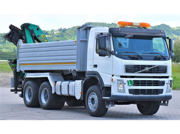 Camión volquete, Camión grúa Volvo FM 440 Kipper 4,80m + PK 17000D/6x4 * TOPZUSTAND: foto 3