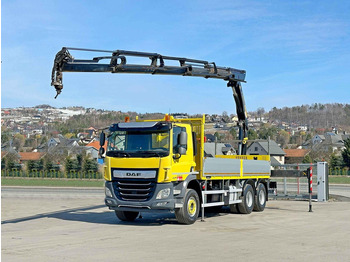 Camión caja abierta, Camión grúa DAF CF 450 * PK 22002 - EH D + FUNK * 6x4 * TOP: foto 2