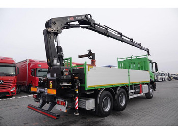 Camión caja abierta, Camión grúa Mercedes-Benz AROCS 2636 / 6x4 / SKRZYNIOWY- 6,5 M / + HDS HIAB 4x wysów: 13 m: foto 5