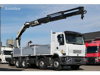 Camión caja abierta RENAULT Premium 430