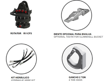 Cuchara de mordazas para Grúa para camión Clamshell bucket with high capacity BV-S 650: foto 2 Cuchara de mordazas para Grúa para camión Clamshell bucket with high capacity BV-S 650: foto 2