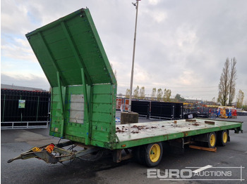 Remolque plataforma/ Caja abierta