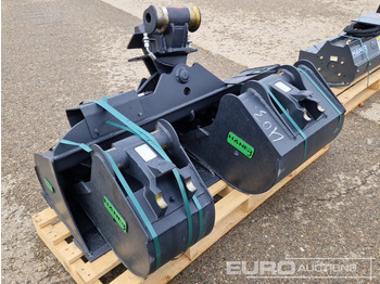 Cazo Unused Häner 56" Tilt Ditching, 26", 12" Digging Buckets to suit Mini Excavator / Cazo: foto 4