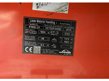 Retráctil Linde R16HD-01: foto 4