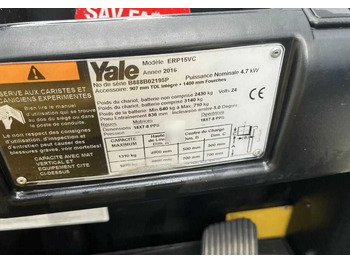 Carretilla elevadora eléctrica Yale ERP15VC: foto 4 Carretilla elevadora eléctrica Yale ERP15VC: foto 4