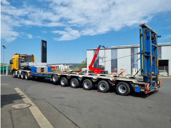 Semirremolque góndola rebajadas Goldhofer STZ-H6-57/80A Teleskop-Tieflader Waggontransport: foto 4