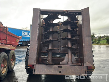 Remolque agrícola Marshall VES1500 Single Axle Muck Spreader: foto 3 Remolque agrícola Marshall VES1500 Single Axle Muck Spreader: foto 3