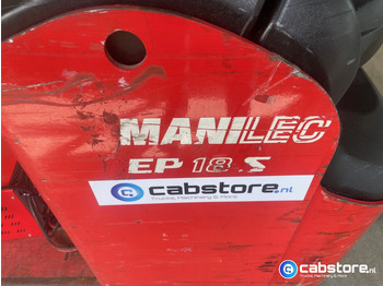 Transpaleta Manitou EP185 Electric Pallettruck Manitou EP185 Electrische palletwagen - Bouwjaar 2007 - Uren 1160: foto 5