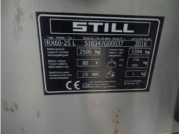 Carretilla elevadora eléctrica Still RX60-25L: foto 5 Carretilla elevadora eléctrica Still RX60-25L: foto 5