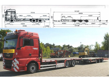 Camión caja abierta MAN TGX