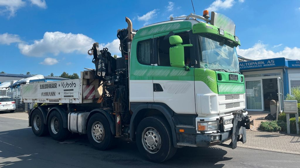 Scania 164G 580 V8 Kran Hiab 280 Retarder Sattel - Cabeza tractora: foto 1 Scania 164G 580 V8 Kran Hiab 280 Retarder Sattel - Cabeza tractora: foto 1