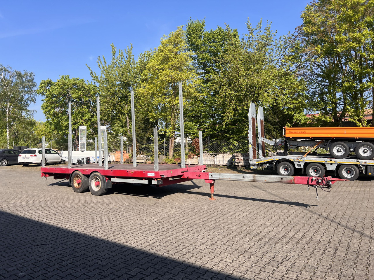 Auwaerter X-LTL110 Tandempritsche, ausziehbar, wenig Benutzt - Remolque plataforma/ Caja abierta: foto 1 Auwaerter X-LTL110 Tandempritsche, ausziehbar, wenig Benutzt - Remolque plataforma/ Caja abierta: foto 1