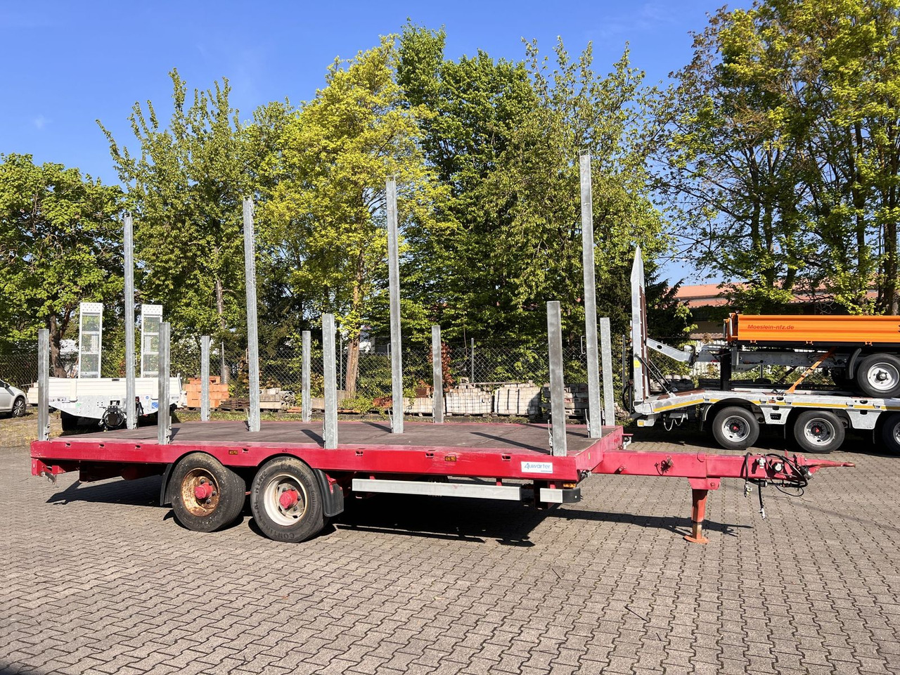Auwärter Tandempritsche, ausziehbar, wenig Benutzt - Remolque plataforma/ Caja abierta: foto 2 Auwärter Tandempritsche, ausziehbar, wenig Benutzt - Remolque plataforma/ Caja abierta: foto 2