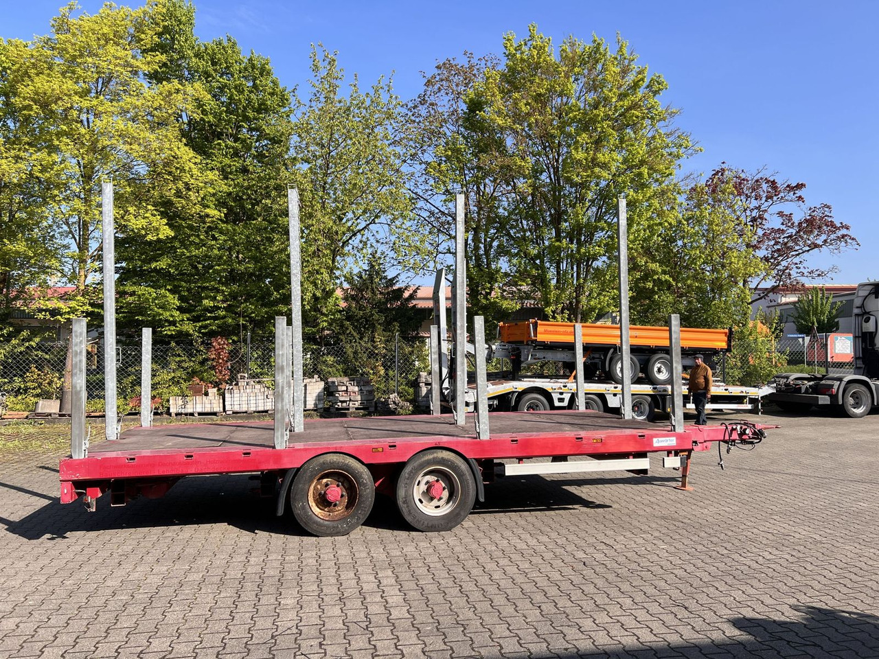 Auwärter Tandempritsche, ausziehbar, wenig Benutzt - Remolque plataforma/ Caja abierta: foto 5 Auwärter Tandempritsche, ausziehbar, wenig Benutzt - Remolque plataforma/ Caja abierta: foto 5