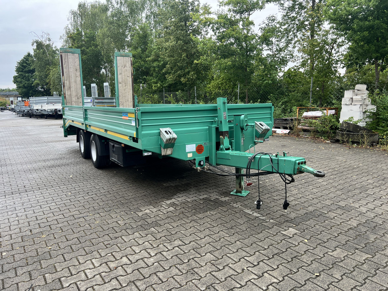 Blomenroehr 688/18000 18 t Tandemtieflader, wenig Benutzt - Remolque góndola rebajadas: foto 3 Blomenroehr 688/18000 18 t Tandemtieflader, wenig Benutzt - Remolque góndola rebajadas: foto 3