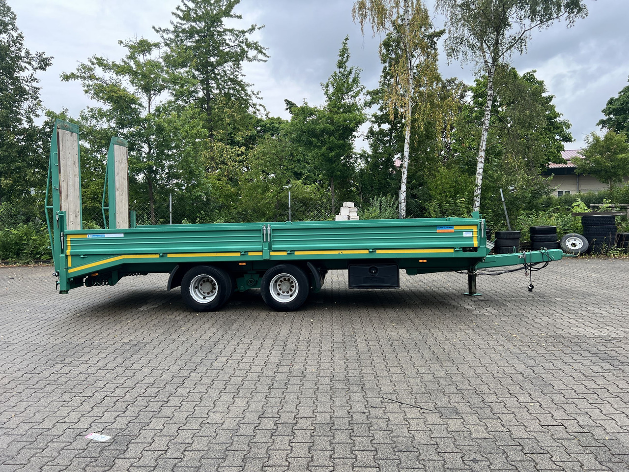 Blomenroehr 688/18000 18 t Tandemtieflader, wenig Benutzt - Remolque góndola rebajadas: foto 1 Blomenroehr 688/18000 18 t Tandemtieflader, wenig Benutzt - Remolque góndola rebajadas: foto 1