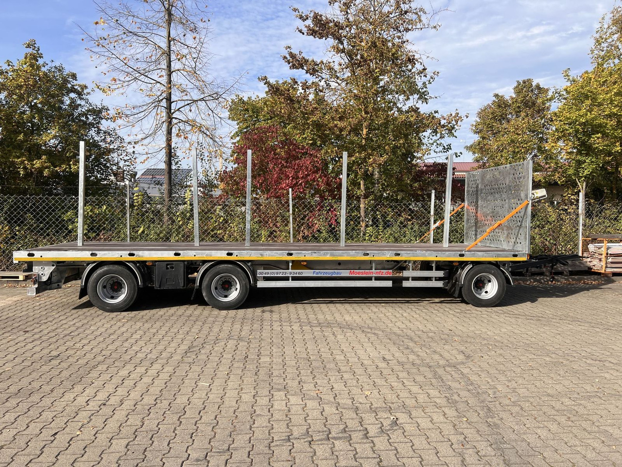 Möslein 3 Achs Jumbo- Plato- Anhänger, 10,5 m Ladefläch - Remolque plataforma/ Caja abierta: foto 2 Möslein 3 Achs Jumbo- Plato- Anhänger, 10,5 m Ladefläch - Remolque plataforma/ Caja abierta: foto 2