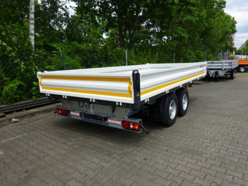 Remolque volquete Möslein TTD 13 Weiß  13 t Tandem 3- Seitenkipper Tieflader-- Neufahrzeug --: foto 6