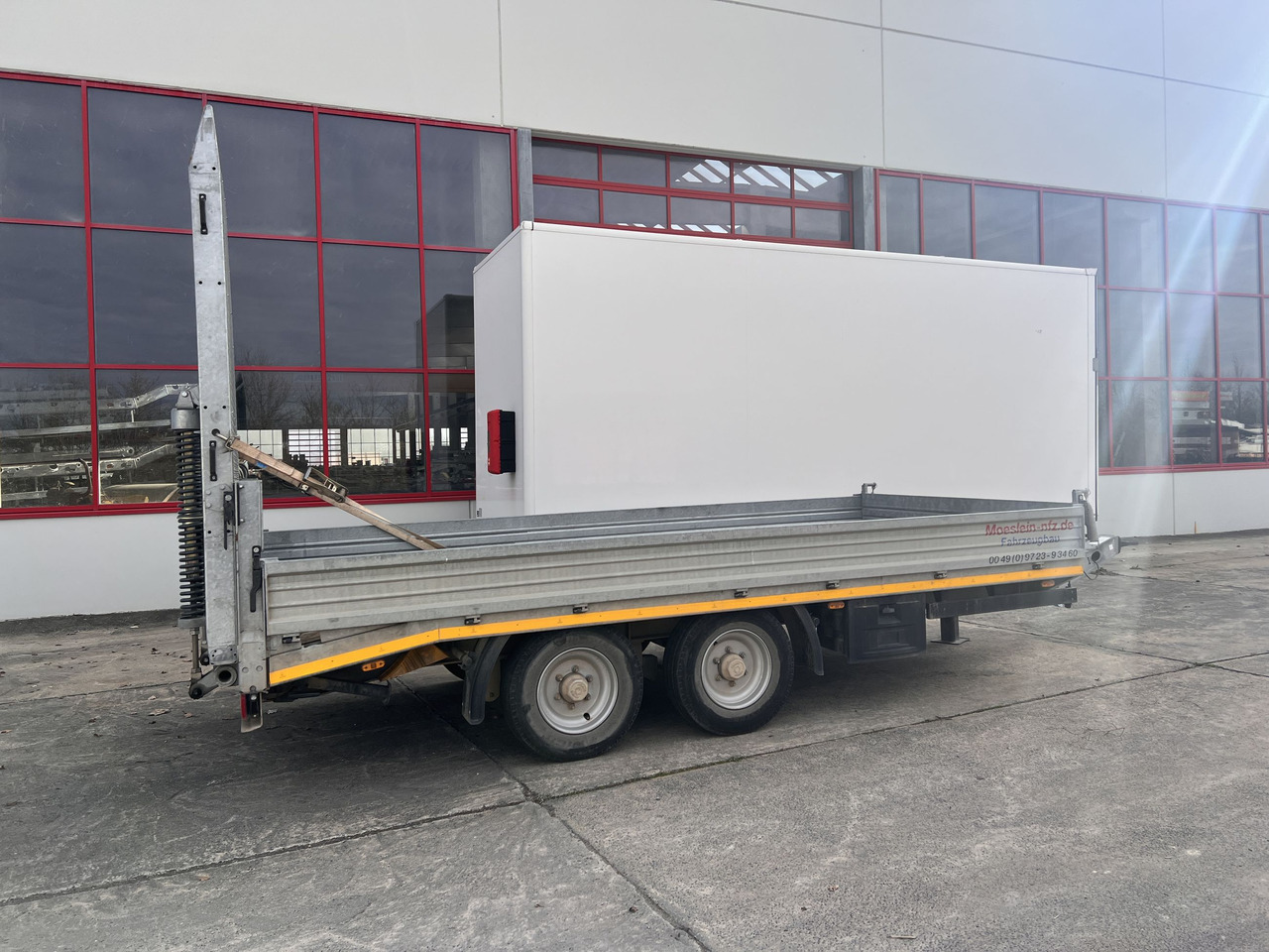 Möslein TTS 11 Schwebheim Tandemtieflader, Breite Rampen, Wenig Benutzt - Remolque góndola rebajadas: foto 2 Möslein TTS 11 Schwebheim Tandemtieflader, Breite Rampen, Wenig Benutzt - Remolque góndola rebajadas: foto 2