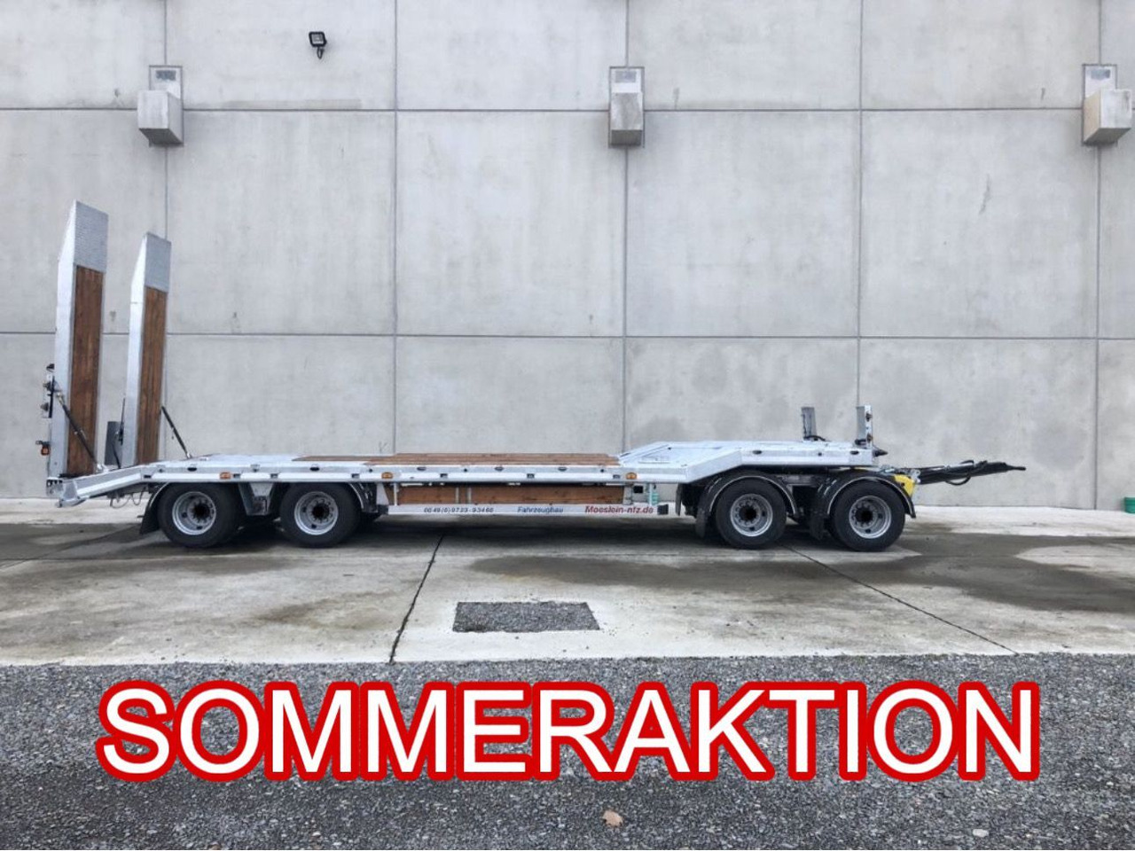 Möslein neuer 4 Achs Tieflader hydraulischen Rampen - Remolque góndola rebajadas: foto 1 Möslein neuer 4 Achs Tieflader hydraulischen Rampen - Remolque góndola rebajadas: foto 1