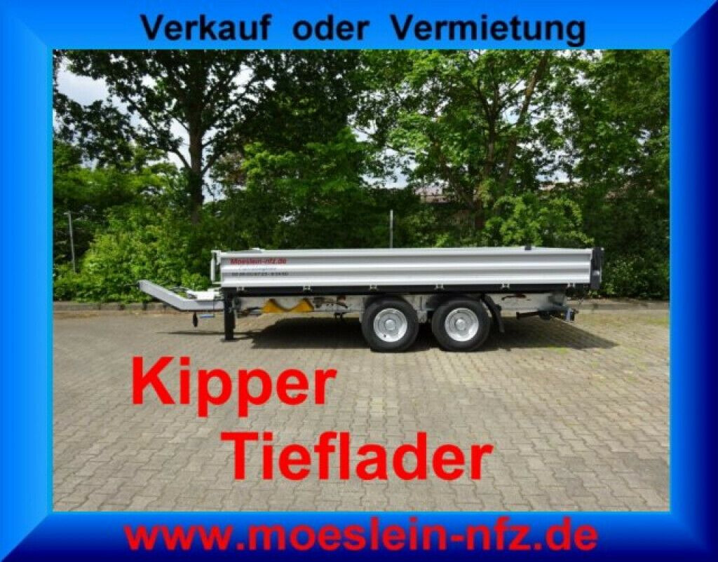 Möslein neuer Tandem 3- Seitenkipper Tieflader-- Neufah - Remolque volquete: foto 3 Möslein neuer Tandem 3- Seitenkipper Tieflader-- Neufah - Remolque volquete: foto 3