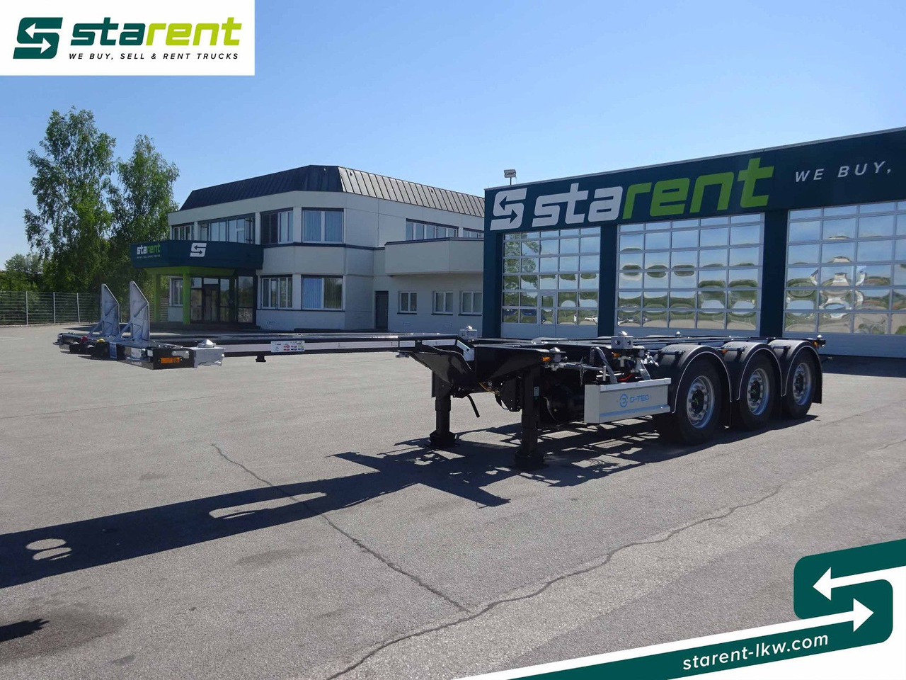 D-TEC Flexitrailer LS Containerchassis ADR, Liftachse - Semirremolque portacontenedore/ Intercambiable: foto 1 D-TEC Flexitrailer LS Containerchassis ADR, Liftachse - Semirremolque portacontenedore/ Intercambiable: foto 1