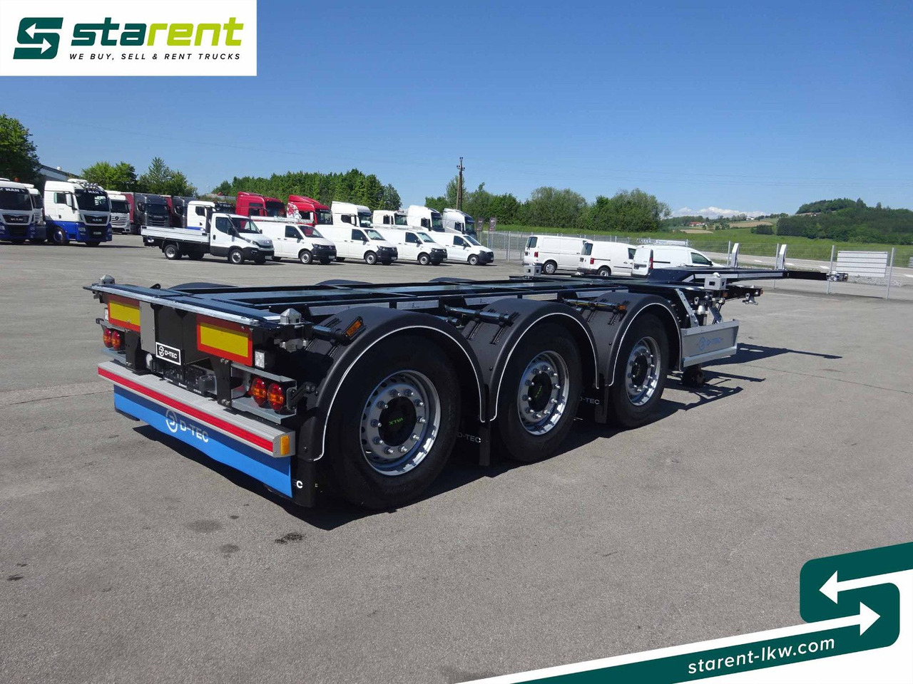 D-TEC Flexitrailer LS Containerchassis ADR, Liftachse - Semirremolque portacontenedore/ Intercambiable: foto 5 D-TEC Flexitrailer LS Containerchassis ADR, Liftachse - Semirremolque portacontenedore/ Intercambiable: foto 5