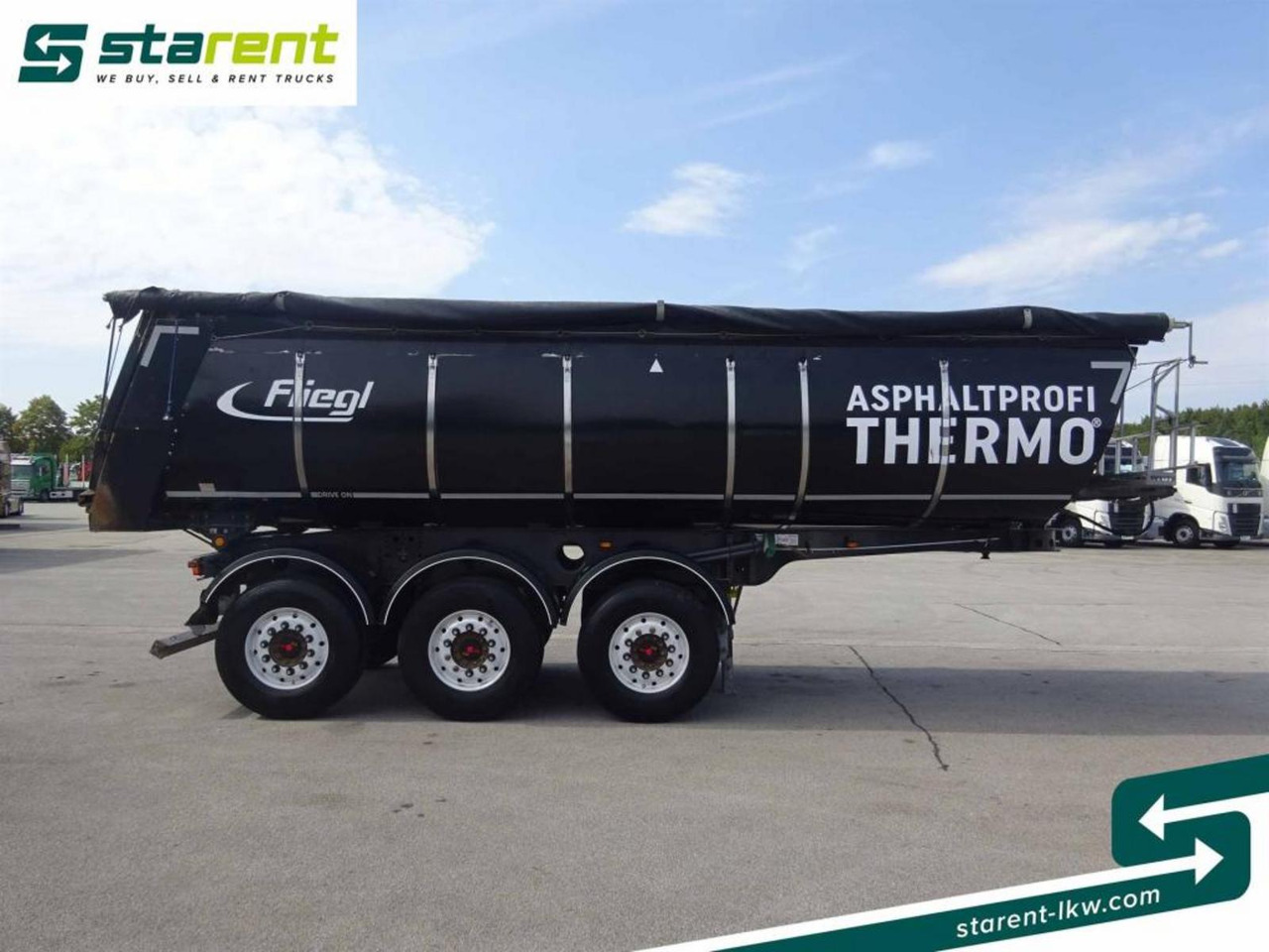 Fliegl 3-Achs Thermomulde 25m³ Liftachse SAF ALCOA - Semirremolque volquete: foto 4 Fliegl 3-Achs Thermomulde 25m³ Liftachse SAF ALCOA - Semirremolque volquete: foto 4