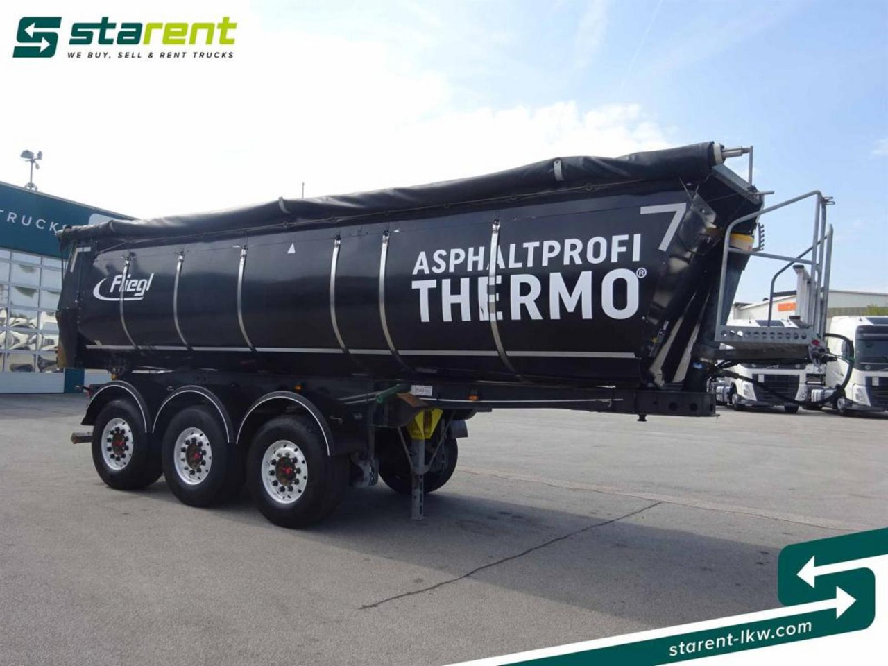 Fliegl 3-Achs Thermomulde 25m³ Liftachse SAF ALCOA - Semirremolque volquete: foto 3 Fliegl 3-Achs Thermomulde 25m³ Liftachse SAF ALCOA - Semirremolque volquete: foto 3