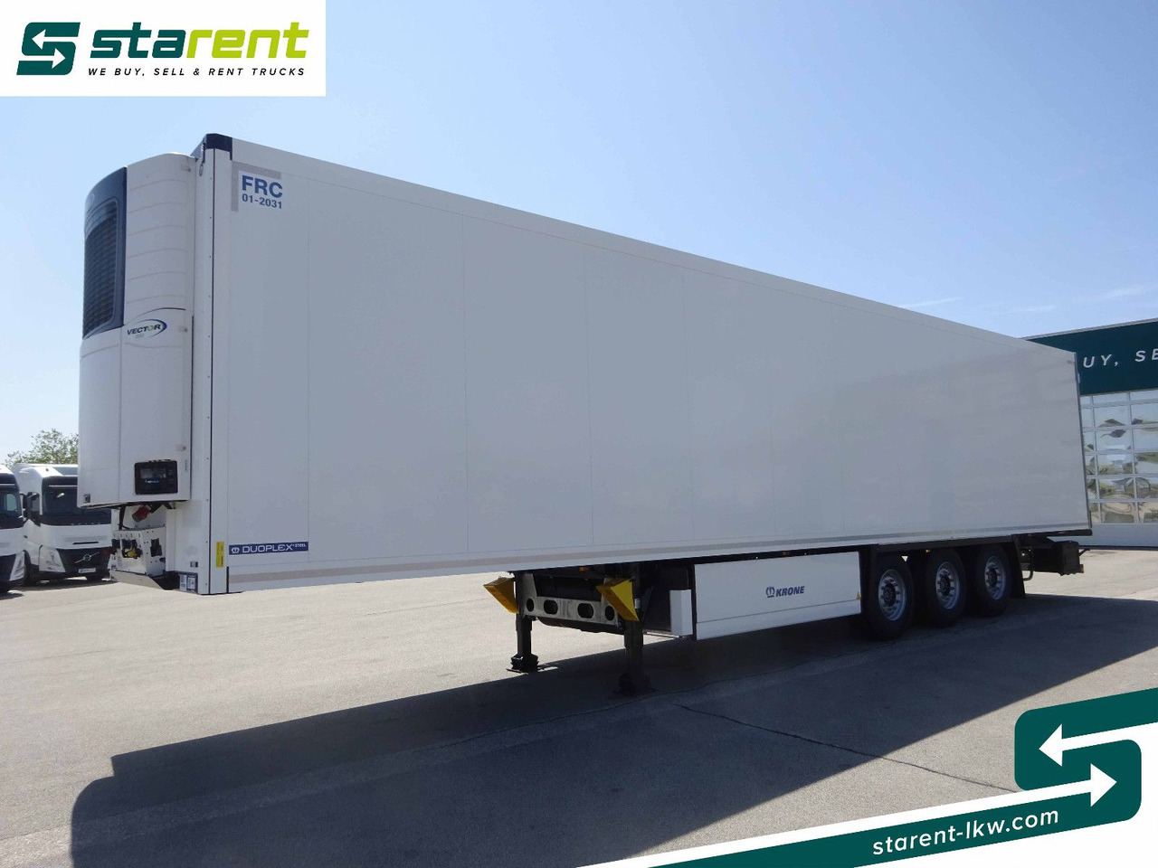Krone Thermotrailer Carrier Vector 1550, Zurrleisten - Semirremolque frigorífico: foto 1 Krone Thermotrailer Carrier Vector 1550, Zurrleisten - Semirremolque frigorífico: foto 1