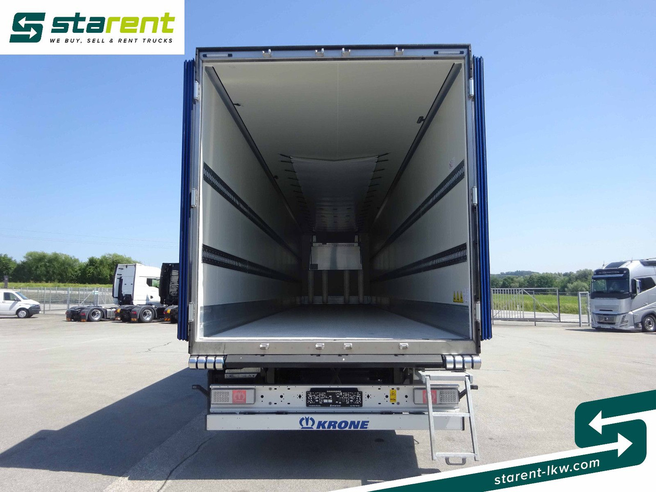 Semirremolque caja cerrada Krone Thermotrailer Carrier Vector 1550, Zurrleisten: foto 11