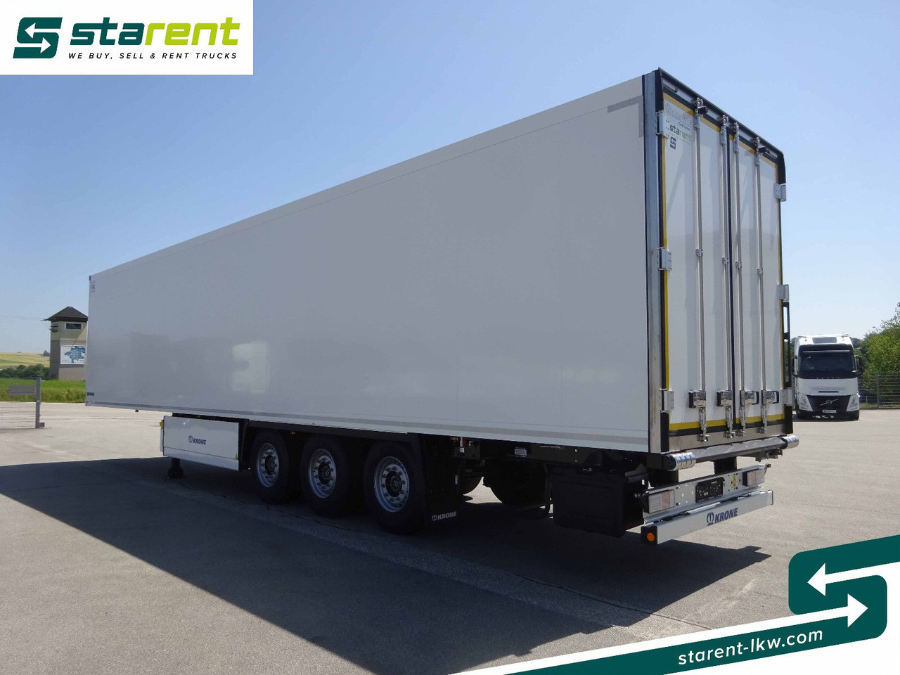 Semirremolque caja cerrada Krone Thermotrailer Carrier Vector 1550, Zurrleisten: foto 7