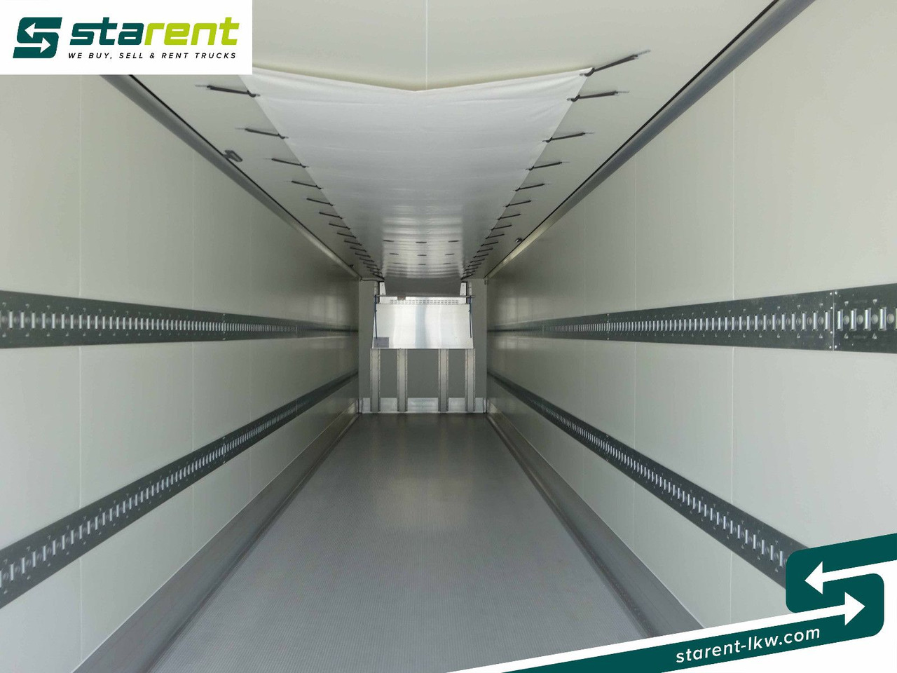 Semirremolque caja cerrada Krone Thermotrailer Carrier Vector 1550, Zurrleisten: foto 12
