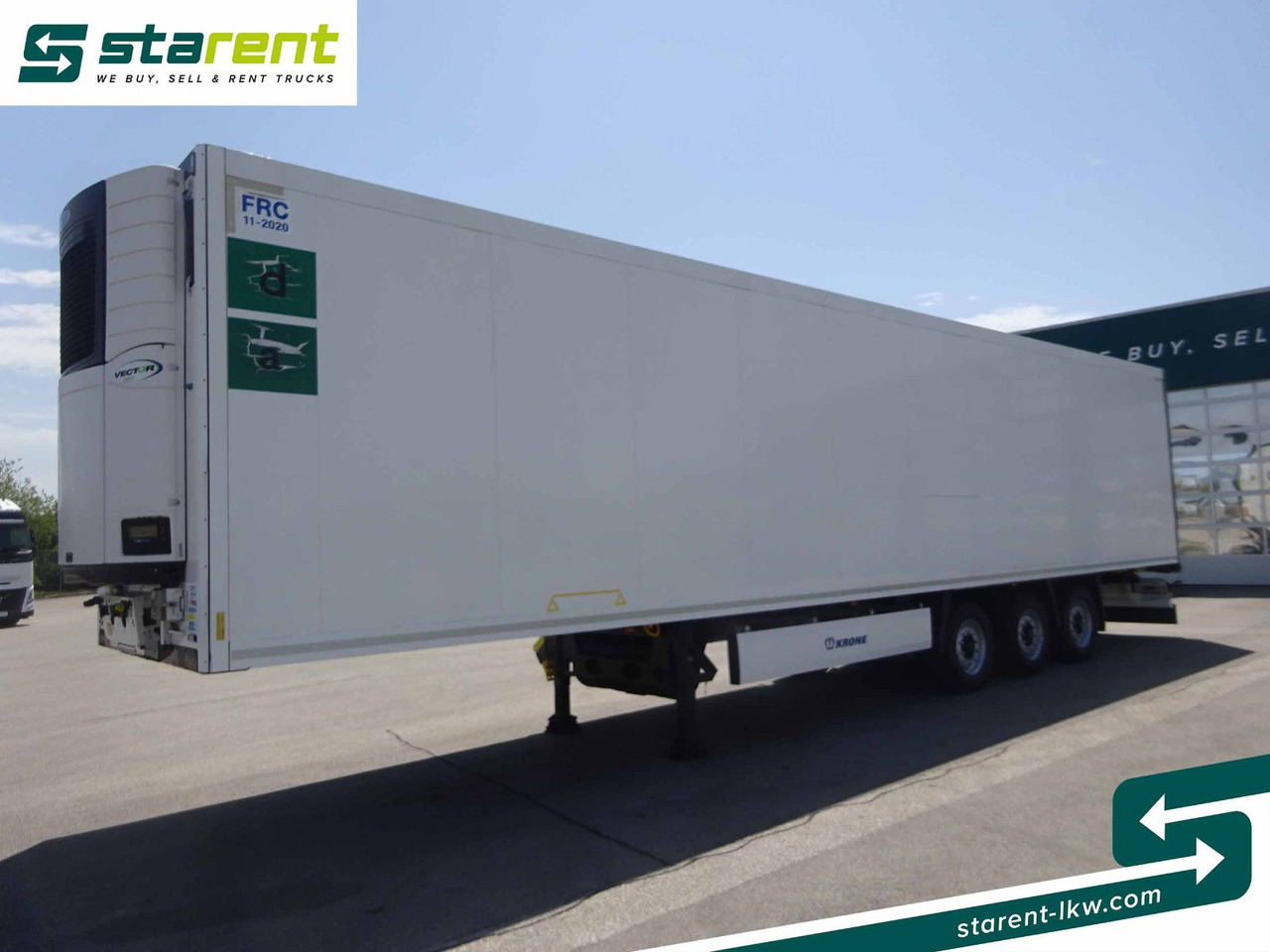 Krone Thermotrailer, Carrier Vector 1950, Doppelstock - Semirremolque caja cerrada: foto 1 Krone Thermotrailer, Carrier Vector 1950, Doppelstock - Semirremolque caja cerrada: foto 1