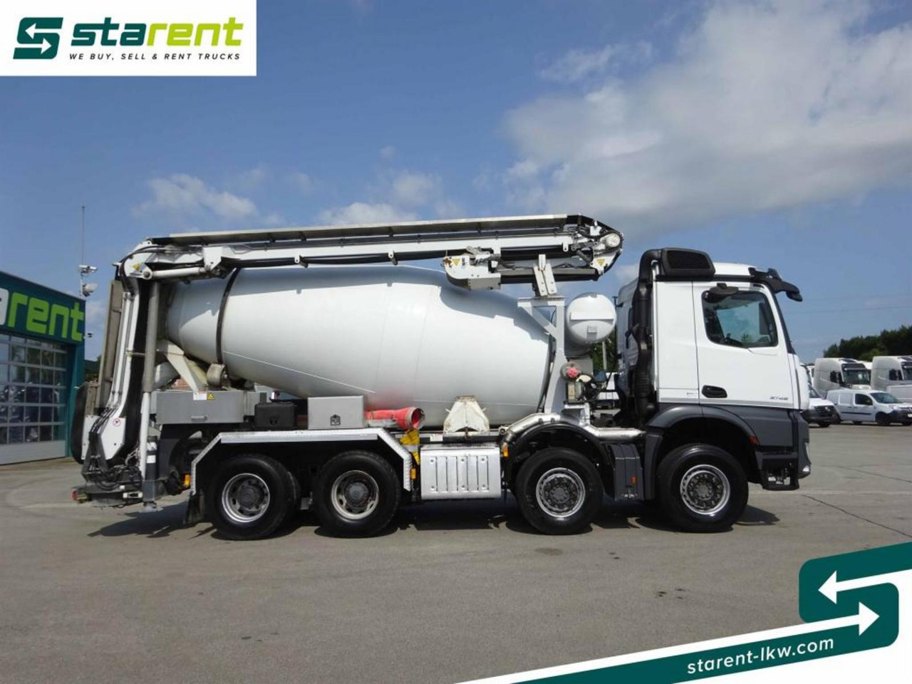 Mercedes Benz Arocs 3748 8x4 Liebherr Betonmischer + Förderband - Camión hormigonera: foto 4 Mercedes Benz Arocs 3748 8x4 Liebherr Betonmischer + Förderband - Camión hormigonera: foto 4