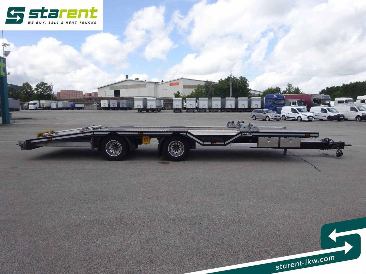Ziegler Starrdeichselanhänger ZA20, Alufelgen - Remolque portavehículos: foto 4 Ziegler Starrdeichselanhänger ZA20, Alufelgen - Remolque portavehículos: foto 4