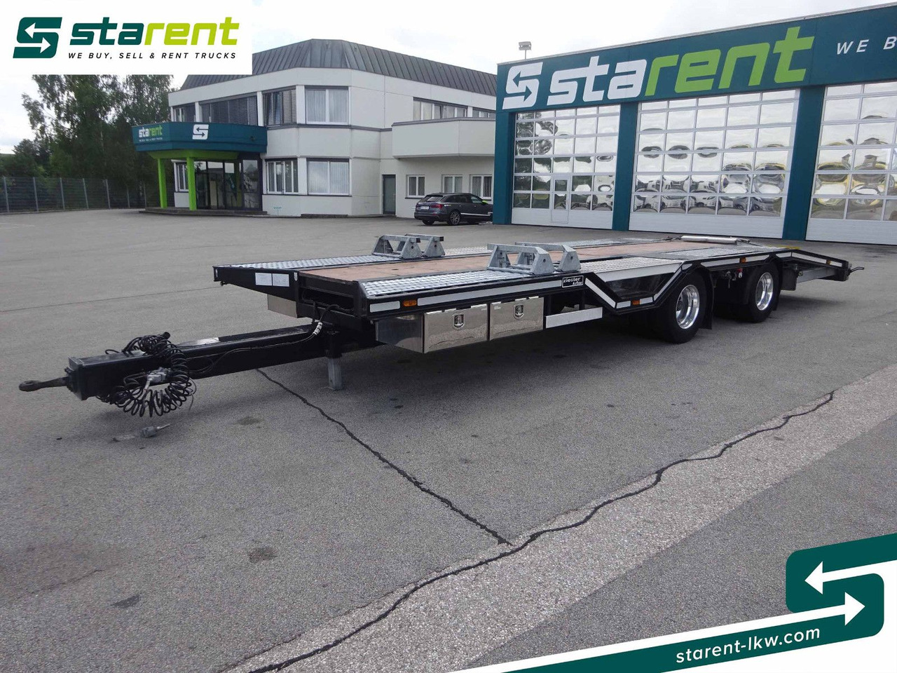 Ziegler Starrdeichselanhänger ZA20, Alufelgen - Remolque chasis: foto 1 Ziegler Starrdeichselanhänger ZA20, Alufelgen - Remolque chasis: foto 1