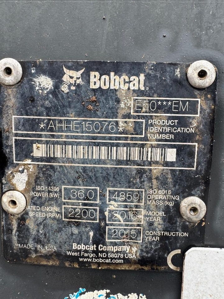 Bobcat E 50 EM - Miniexcavadora: foto 5 Bobcat E 50 EM - Miniexcavadora: foto 5