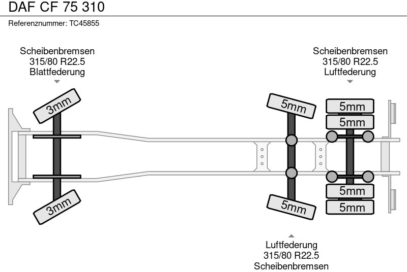 DAF CF 75 310 - Camión de basura: foto 5 DAF CF 75 310 - Camión de basura: foto 5