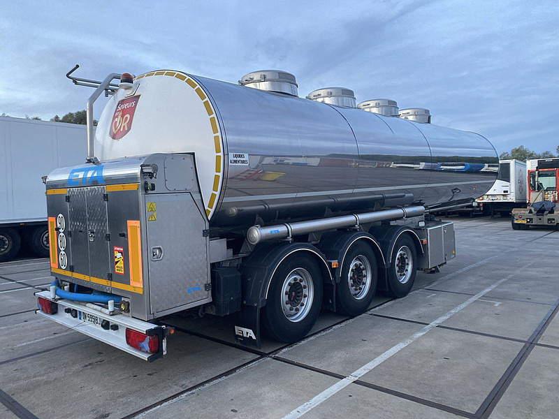 ETA SR3A FOODSTUFF MILK 4 COMP 29M3 - Semirremolque cisterna: foto 2 ETA SR3A FOODSTUFF MILK 4 COMP 29M3 - Semirremolque cisterna: foto 2