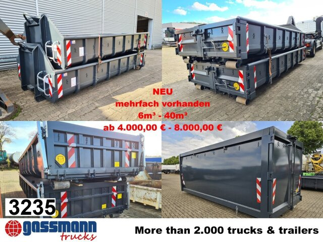 Abrollcontainer mit Klappe ca. 10m³, - Contenedor de gancho: foto 1 Abrollcontainer mit Klappe ca. 10m³, - Contenedor de gancho: foto 1
