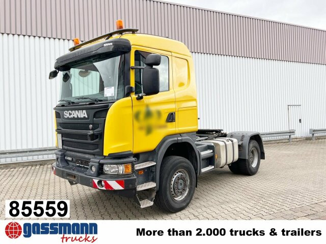 Scania G450 CA 4x4, Kipphydraulik - Cabeza tractora: foto 1 Scania G450 CA 4x4, Kipphydraulik - Cabeza tractora: foto 1