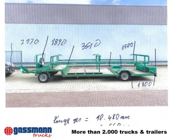 Empl TL 6,4 Spezial-Tiefladeanhänger, - Remolque plataforma/ Caja abierta: foto 5 Empl TL 6,4 Spezial-Tiefladeanhänger, - Remolque plataforma/ Caja abierta: foto 5