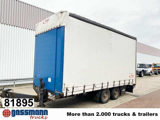Fliegl TPS 118 Glastransporter, Edscha-Verdeck - Remolque plataforma/ Caja abierta: foto 1 Fliegl TPS 118 Glastransporter, Edscha-Verdeck - Remolque plataforma/ Caja abierta: foto 1
