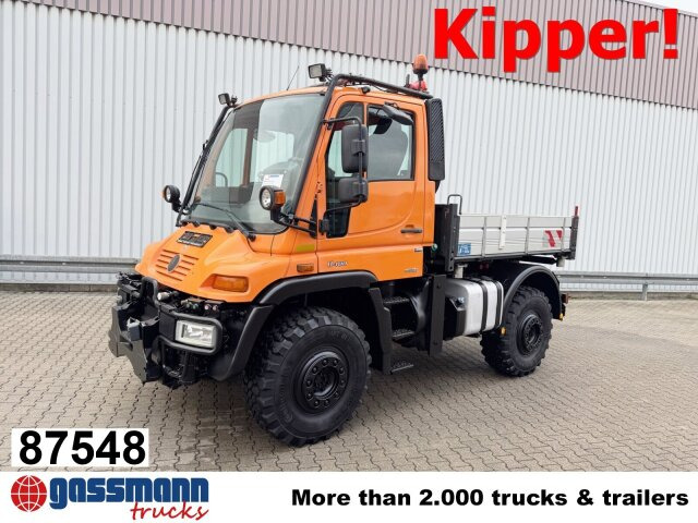 Unimog U 400 405/12 4x4, Kipper, Kommunalhydraulik, - Furgoneta: foto 1 Unimog U 400 405/12 4x4, Kipper, Kommunalhydraulik, - Furgoneta: foto 1
