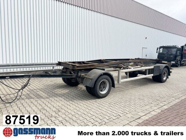 Hüffermann HSA 18.65 Schlittenabroller - Remolque multilift/ Portacontenedores de cadenas: foto 1 Hüffermann HSA 18.65 Schlittenabroller - Remolque multilift/ Portacontenedores de cadenas: foto 1